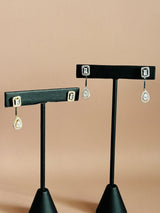 BERTHA - CZ 2-Way Style Earrings