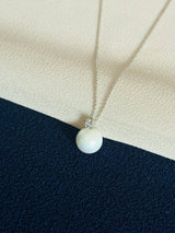 YOSHI - Gorgeous Pear-Shaped CZ And Pearl Necklace In Silver