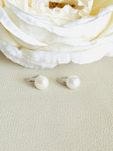 ROSA - Classic Freshwater Pearl Earrings In Silver