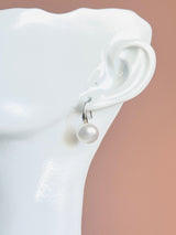 ROSA - Classic Freshwater Pearl Earrings In Silver