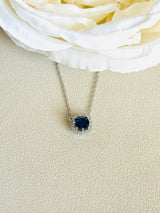 SABRINA - Chic CZ Stone In Rounded-Square CZ Setting In Silver