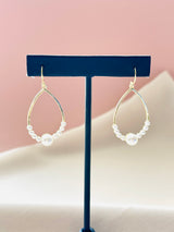 The Elara – Teardrop Pearl Earrings