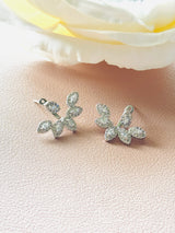 2-in-1 CZ Bloom Earrings