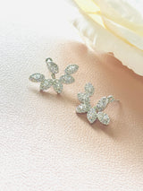 2-in-1 CZ Bloom Earrings