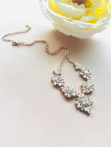 Crystal Bloom Cluster Necklace