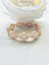 Aurora – Gold Floral Bracelet