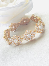Aurora – Gold Floral Bracelet