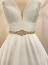 LAURICE - Opulent Crystal Floral-Patterned With Larger Center Floral Medallion In Silver