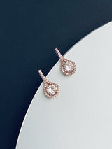 CAMEO - Teardrop CZ Crystal Earrings - JohnnyB Jewelry