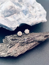 GRACE - 1ct Round Brilliant Moissanite Stud Earrings In Silver