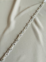 X-ELIZA - Pearl and Crystal Detail In Silver