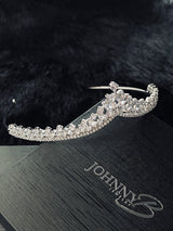 REGINA - Refined CZ Tiara In Silver