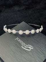 CHRISTINA - Pearls Encircled By Crystal Tiara