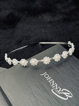 CHRISTINA - Pearls Encircled By Crystal Tiara