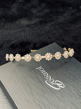 CHRISTINA - Pearls Encircled By Crystal Tiara