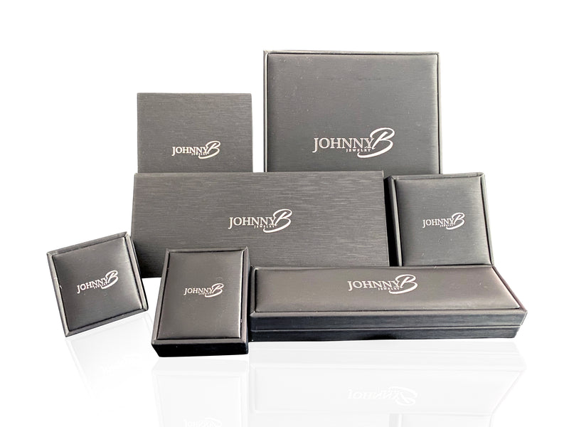 JACINDA - Classic Square CZ Crystal Studs Earrings In Silver - JohnnyB Jewelry