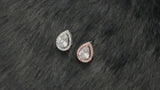 SELENA - Double Teardrop CZ Stud Earrings