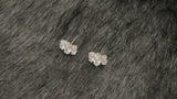 EMILY - Triple Marquise CZ Stud Earrings In Silver