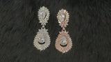 CATALINA - Ornate Teardrop Crystal Earrings