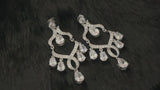 VERONIQUE - Intricate Chandelier Earrings In Silver