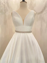 WHITLEY - Intricately-Patterned Crystal Belt Sash In Silver