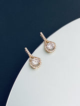 CAMEO - Teardrop CZ Crystal Earrings - JohnnyB Jewelry