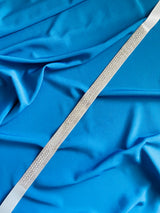 WHITLEY - Intricately-Patterned Crystal Belt Sash In Silver
