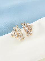 OLIVIA - Marquise Starburst Stud Earrings - JohnnyB Jewelry