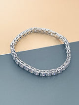 KATRICE - 7" Classic Round CZs Tennis Bracelet - JohnnyB Jewelry