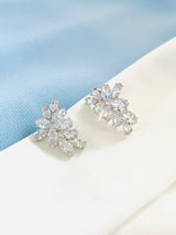 OLIVIA - Marquise Starburst Stud Earrings - JohnnyB Jewelry