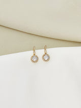 LYRA - Dangle Classic Drop Crystal Earrings - JohnnyB Jewelry