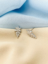 CASSIOPEIA - Detailed Crystal Starburst Stud Earrings - JohnnyB Jewelry