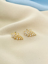 CASSIOPEIA - Detailed Crystal Starburst Stud Earrings - JohnnyB Jewelry
