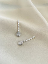 DIANNA - Classic Small Teardrop Crystal Drop Earrings