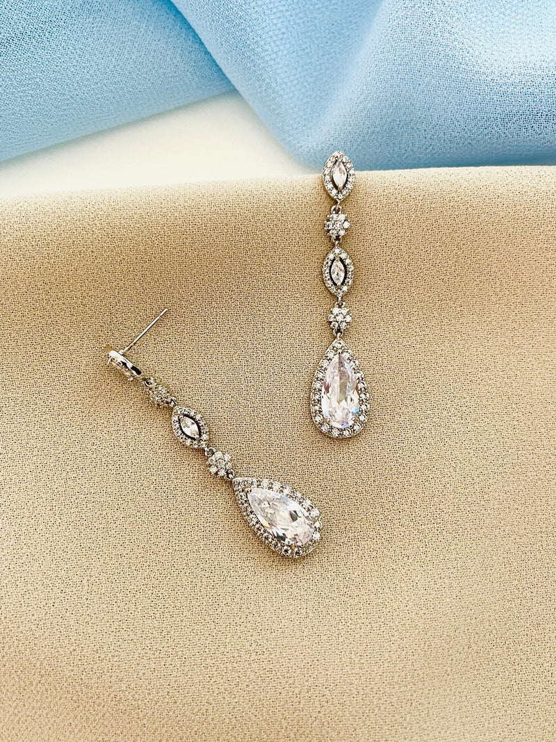 MIA - DOUBLE MARQUISE WITH DAINTY DROP EARRINGS