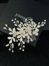 ZOSIME - Metal Petals With Crystal Hair Comb