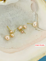 PEARLENE - CLASSIC 4-10MM FRESHWATER PEARL STUDS