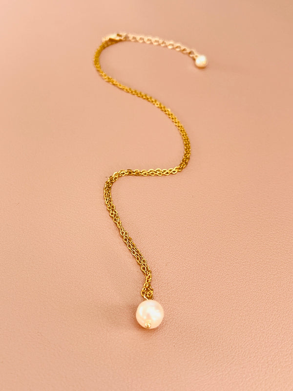 PEARLENE - CLASSIC DAINTY PEARL NECKLACE