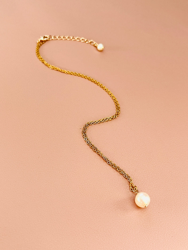 PEARLENE - CLASSIC DAINTY PEARL NECKLACE