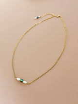 PEARLENE - DAINTY TINY WIRE 4-7MM PEARL NECKLACE