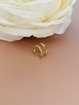 ESTELLA - DOUBLE ROUND EAR CUFF