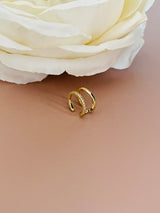 ESTELLA - DOUBLE ROUND EAR CUFF