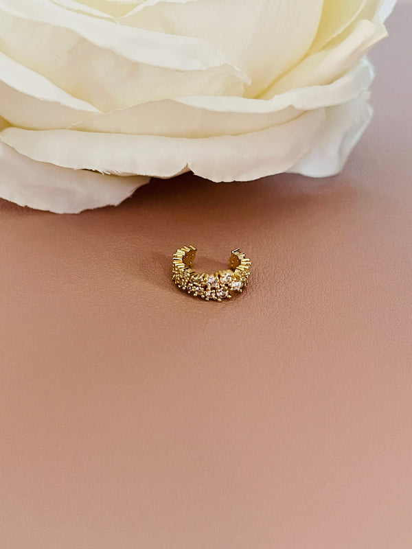 LOVELYN - TINY CZ PAVE EAR CUFF