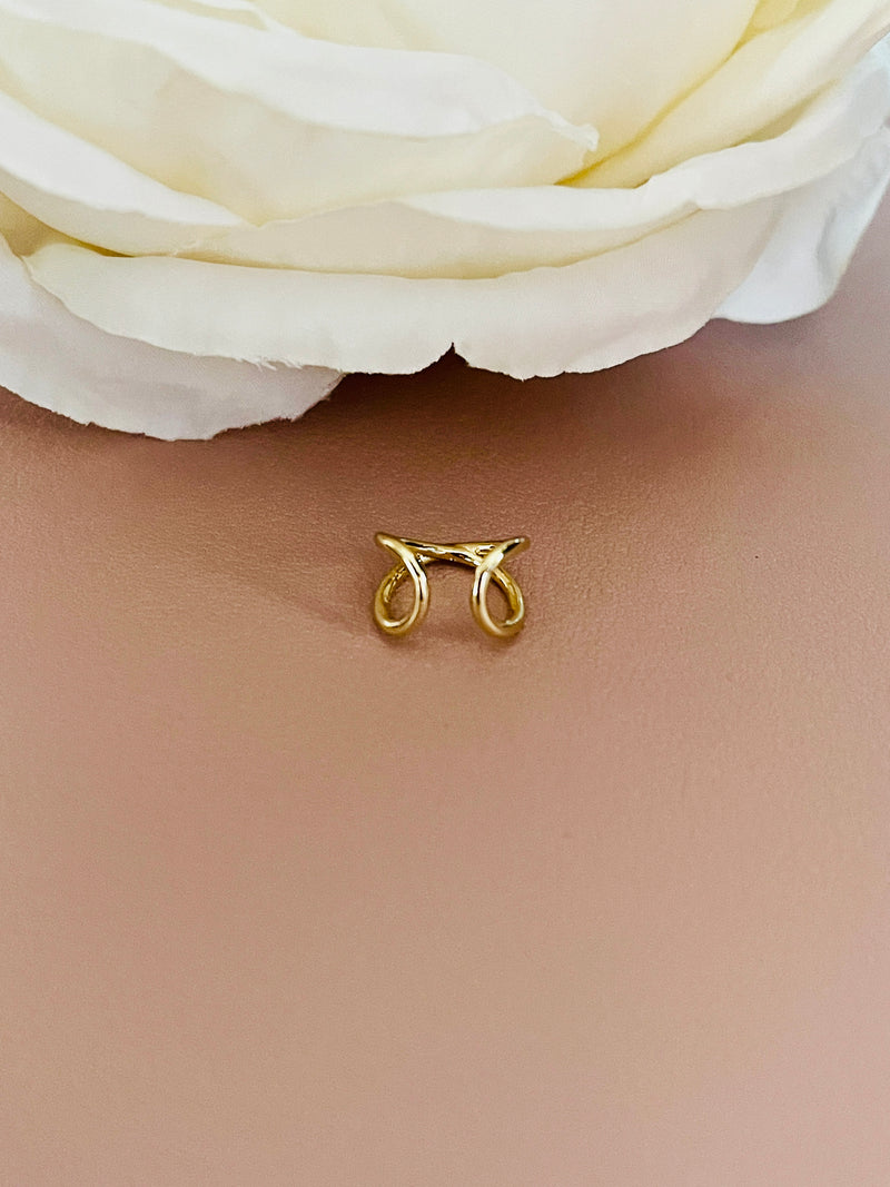 BIANCA- DOUBLE DROP EAR CUFF