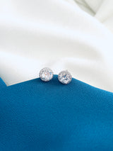 ZARIA - Classic Round Setting Stud Earrings - JohnnyB Jewelry