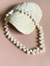 PEARLENE - 16" (7-8MM) RICE FRESHWATER PEARL NECKLACE