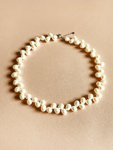 PEARLENE - 16" (7-8MM) RICE FRESHWATER PEARL NECKLACE