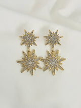 QUINN - Double Stars Earrings