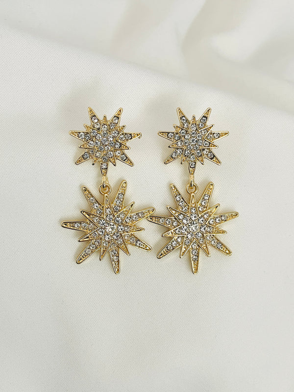 QUINN - Double Stars Earrings