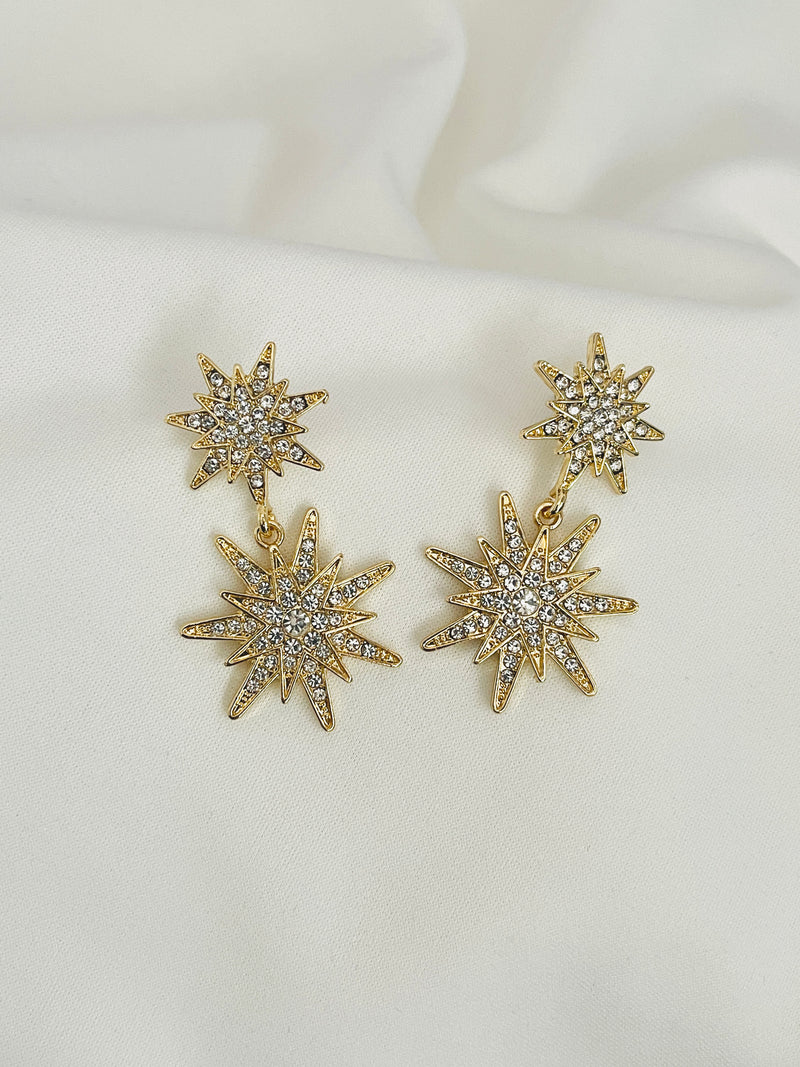 QUINN - Double Stars Earrings